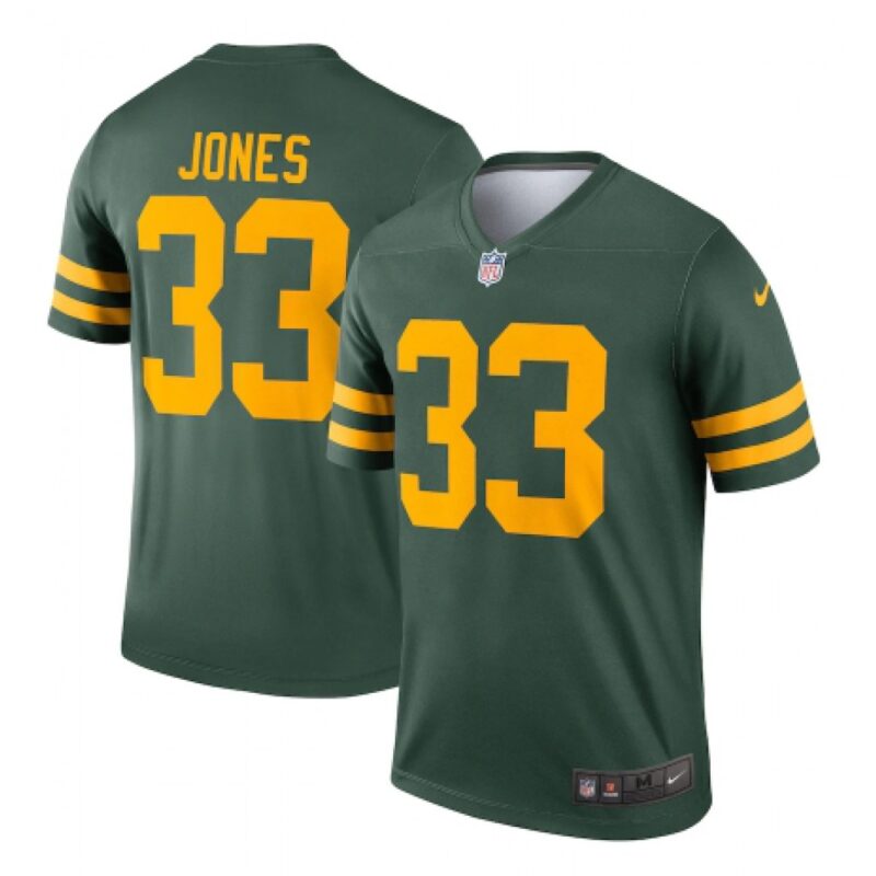 6862185a7023e_1 Men's Green Bay Packers #33 Aaron Jones 2021 Green Legend Stitched Football Jersey