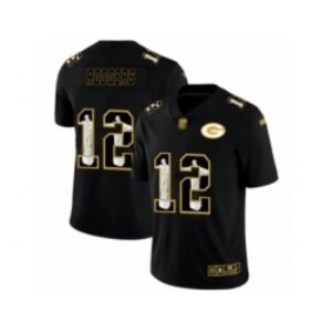 68621869e26be_1 Men's Green Bay Packers #12 Aaron Rodgers Black Jesus Faith Edition Limited Stitched Jersey