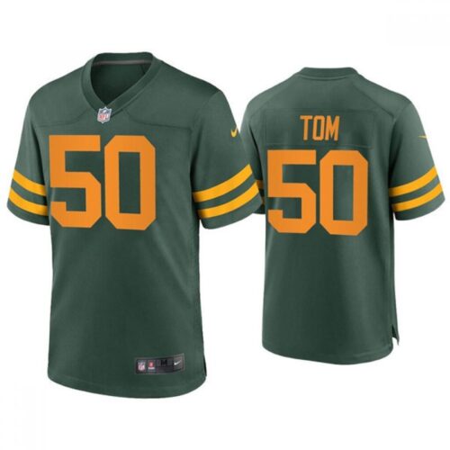 686219103fa64_1 Men's Green Bay Packers #50 Zach Tom Green Stitched Football Jersey