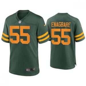 6862191fd483e_1 Men's Green Bay Packers #55 Kingsley Enagbare Green Stitched Football Jersey