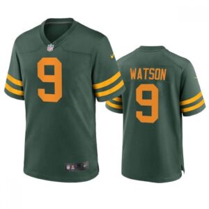 68621943404e3_1 Men's Green Bay Packers #9 Christian Watson Green Stitched Football Jersey