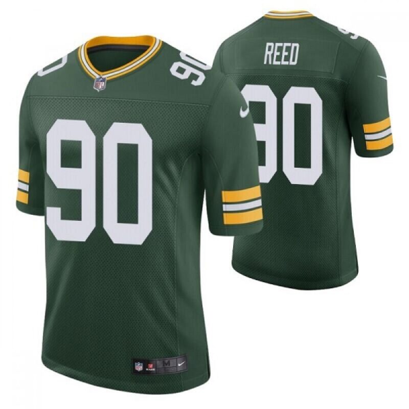 686219463e9b7_1 Men's Green Bay Packers #90 Jarran Reed Green Stitched Football Jersey