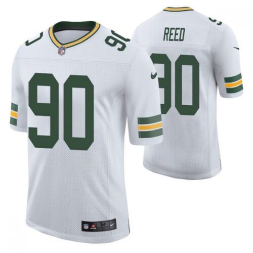 686219496de7d_1 Men's Green Bay Packers #90 Jarran Reed White Stitched Football Jersey