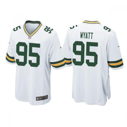 68621952ebc20_1 Men's Green Bay Packers #95 Devonte Wyatt White Stitched Football Jersey