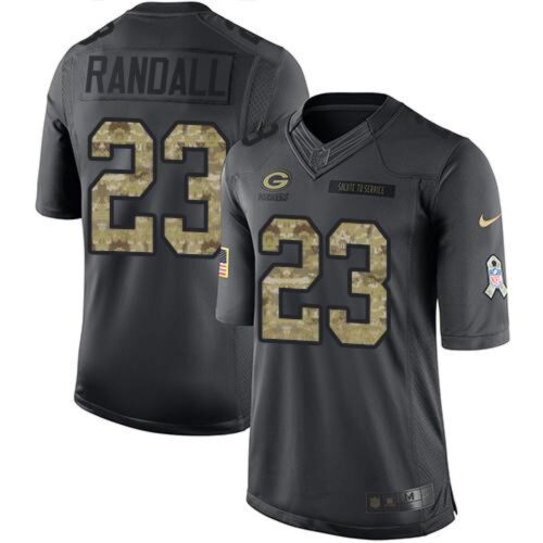 68621a9f51709_1 Packers #23 Damarious Randall Black Men's Stitched NFL Limited 2016 Salute To Service Jersey