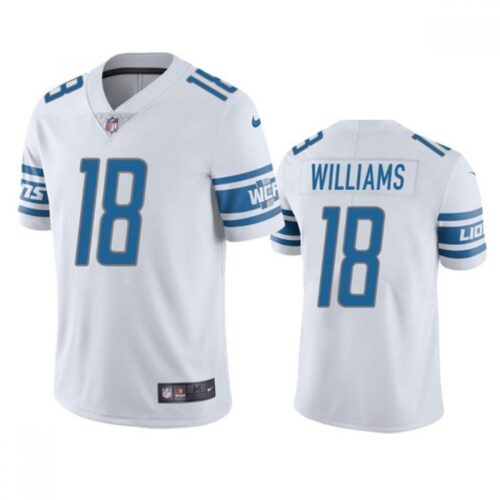 68621ac12a0a8_1 Men's Detroit Lions #18 Jameson Williams White Vapor Untouchable Limited Stitched Jersey