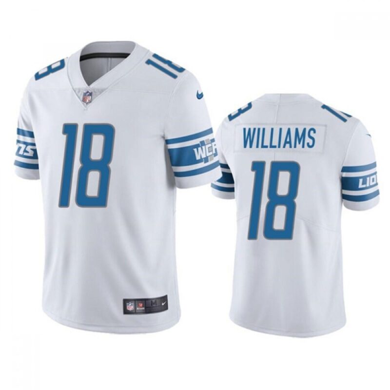 68621ac12a0a8_1 Men's Detroit Lions #18 Jameson Williams White Vapor Untouchable Limited Stitched Jersey