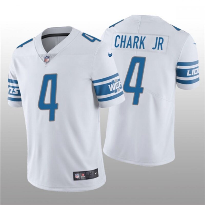 68621ae5c2454_1 Men's Detroit Lions #4 DJ Chark Jr. White Vapor Untouchable Limited Stitched Jersey