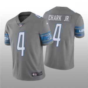 68621b83691c7_1 Men's Detroit Lions #4 DJ Chark Jr. Grey Vapor Untouchable Limited Stitched Jersey