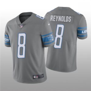 68621b865ce49_1 Men's Detroit Lions #8 Josh Reynolds Grey Vapor Untouchable Limited Stitched Jersey