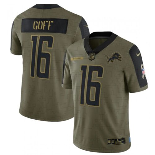 68621b8f39cd7_1 Men's Detroit Lions #16 Jared Goff 2021 Olive Salute To Service Limited Stitched Jersey