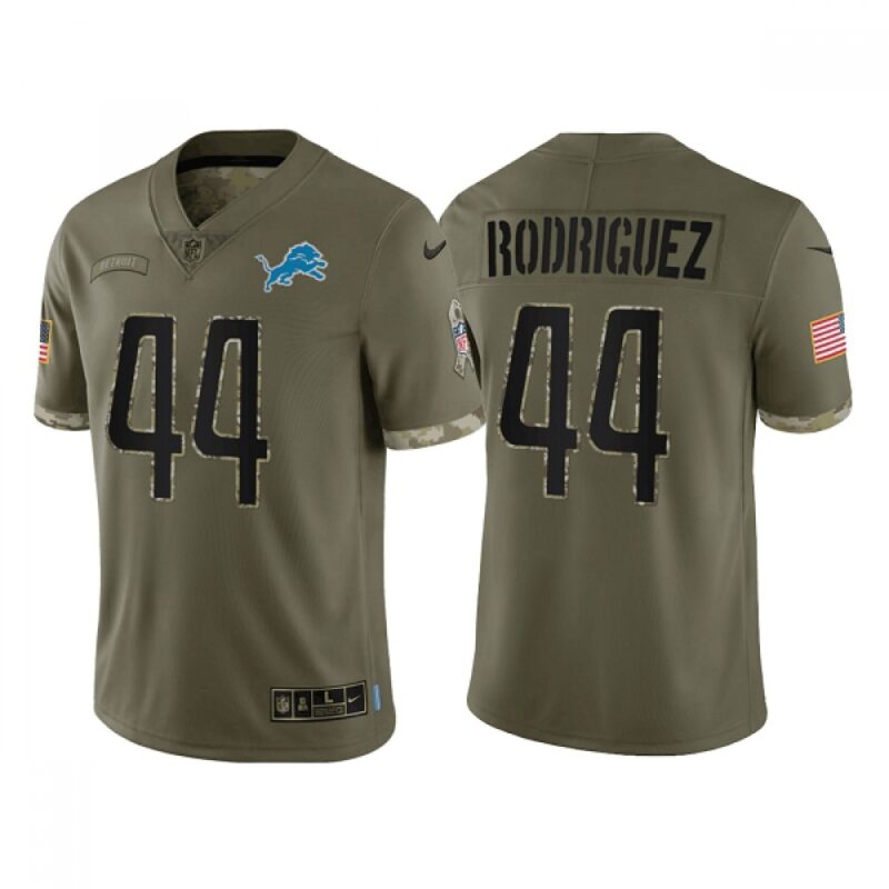 68621b9b43463_1 Men's Detroit Lions #44 Malcolm Rodriguez Olive 2022 Salute To Service Limited Stitched Jersey