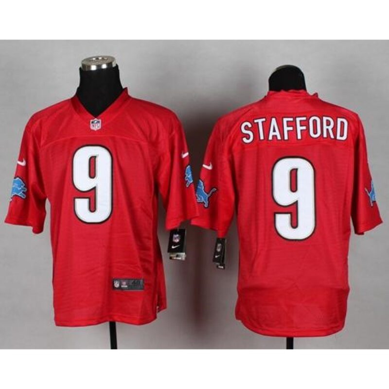 68621baa28309_1 Lions #9 Matthew Stafford Red Men's Stitched NFL Elite QB Practice Jersey