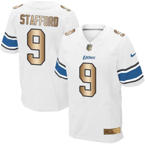 68621be685e85_1 Lions #9 Matthew Stafford White Men's Stitched NFL Elite Gold Jersey