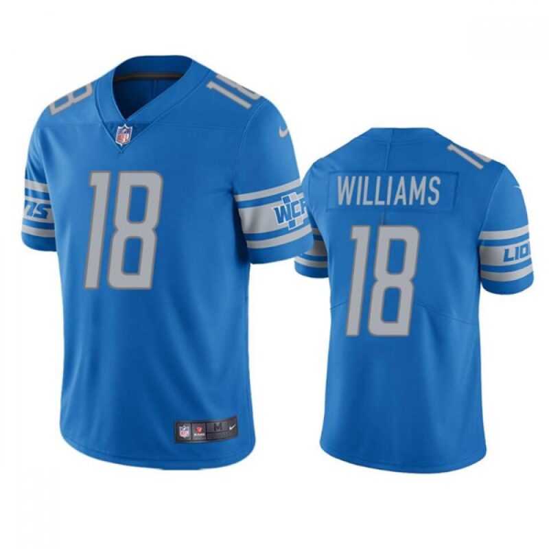 68621c01b5062_1 Men's Detroit Lions #18 Jameson Williams Blue Vapor Untouchable Limited Stitched Jersey