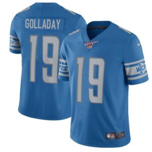68621c04a2198_1 Men's Detroit Lions #19 Kenny Golladay Blue 2019 100th Season Vapor Untouchable Limited Stitched NFL Jersey