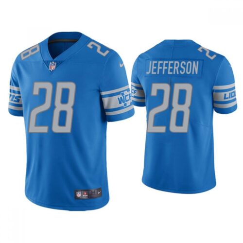 68621c1720483_1 Men's Detroit Lions #28 Jermar Jefferson Blue Vapor Untouchable Limited Stitched Jersey