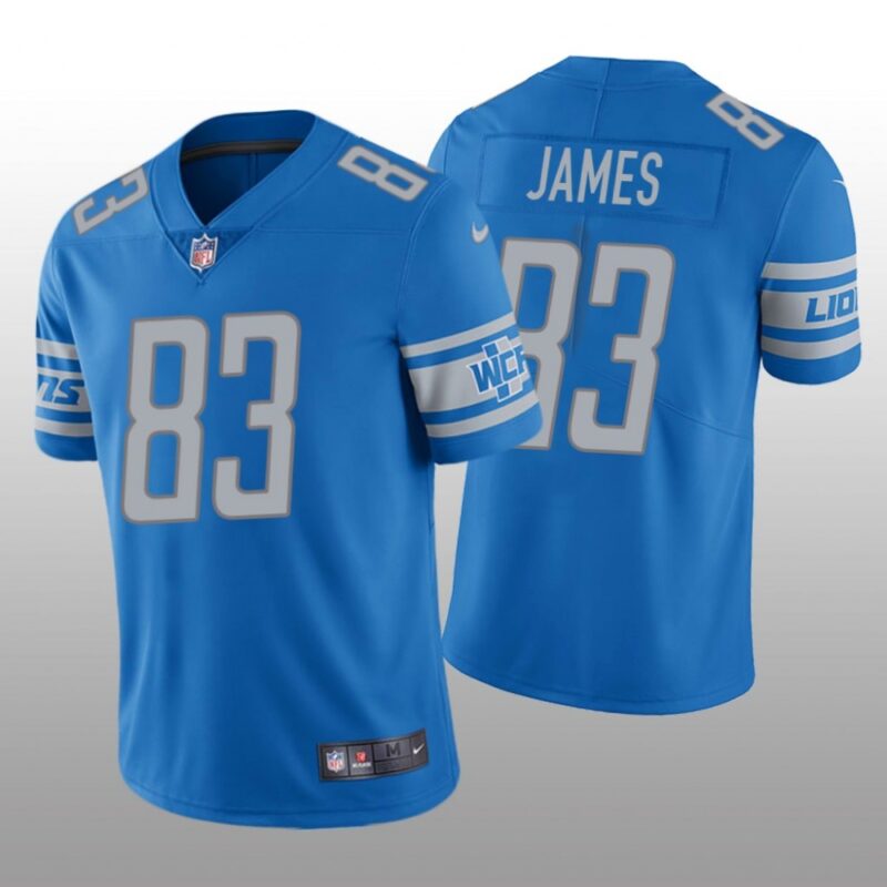 68621c5240331_1 Men's Detroit Lions #83 Jesse James Blue Vapor Untouchable Limited Stitched NFL Jersey