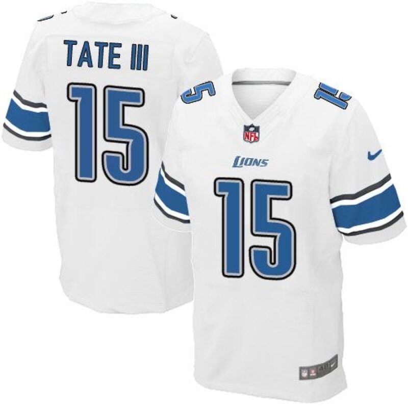 68621c8ee0441_1 Lions #15 Golden Tate III White Men's Stitched NFL Elite Jersey