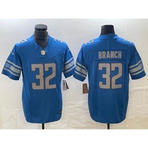 68621d1817c8f_1 Men's Detroit Lions #32 Brian Branch Blue 2023 F.U.S.E. Vapor Untouchable Limited Stitched Jersey