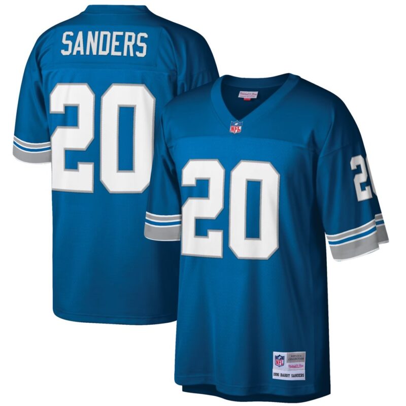 68621d40c06b9_1 Men's Detroit Lions #20 Barry Sanders Blue Stitched Jersey