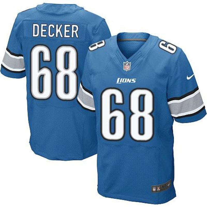 68621d60a0cfa_1 Lions #68 Taylor Decker Blue Team Color Men's Stitched NFL Elite Jersey