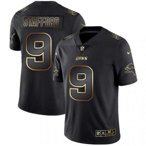 68621d7d5352a_1 Men's Detroit Lions #9 Matthew Stafford 2019 Black Gold Edition Stitched NFL Jersey
