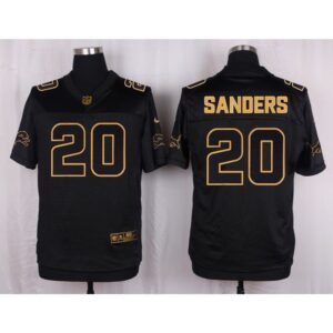 68621d806f457_1 Lions #20 Barry Sanders Black Men's Stitched NFL Elite Pro Line Gold Collection Jersey
