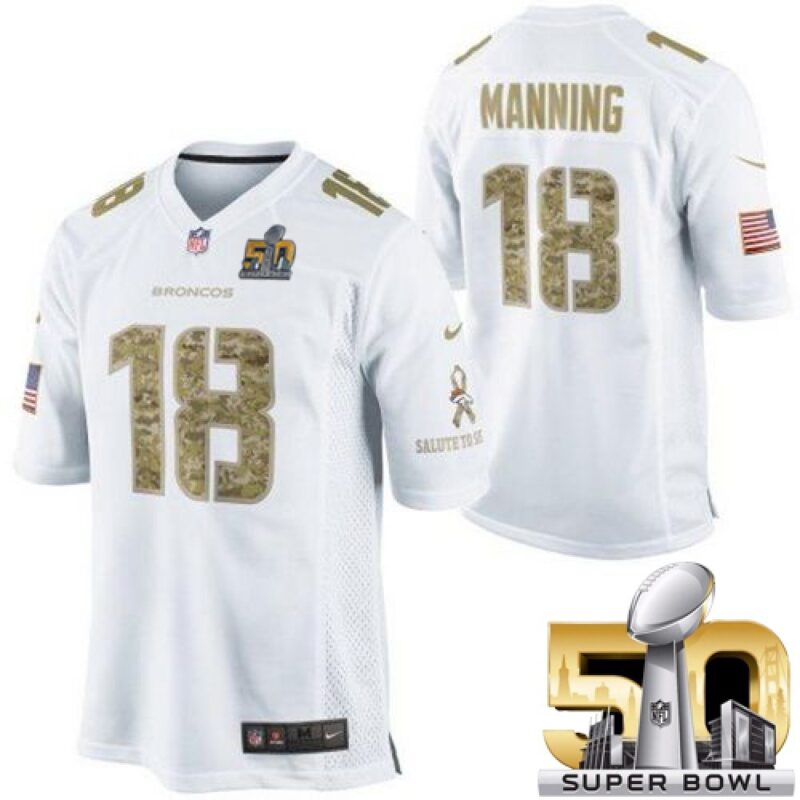 68621e657e878_1 Broncos #18 Peyton Manning White Super Bowl 50 Men's Stitched NFL Limited Salute to Service Jersey