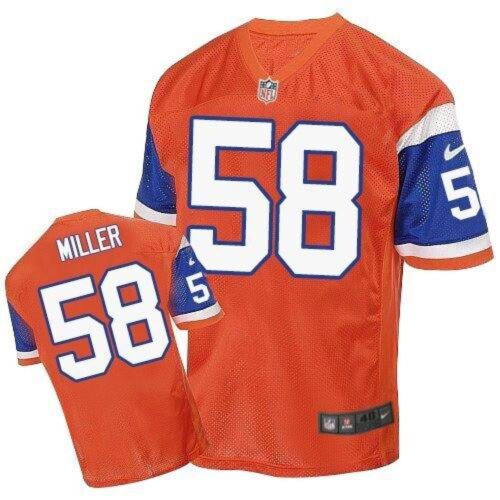 68621ed0ea2e8_1 Broncos #58 Von Miller Orange Throwback Men's Stitched NFL Elite Jersey