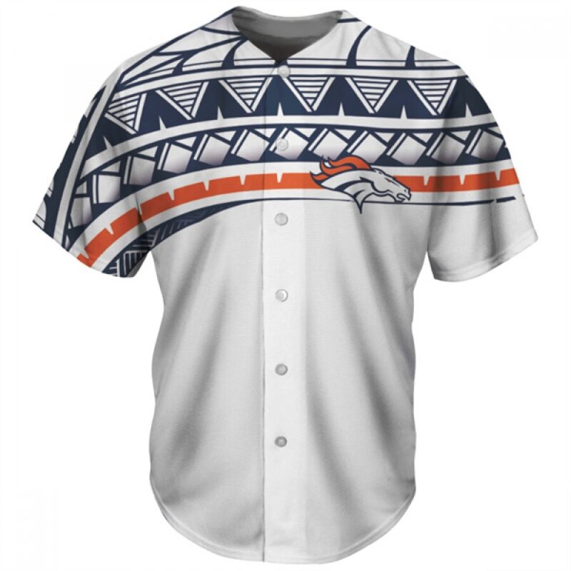 68621f12dfe21_1 Men's Denver Broncos White Baseball Jersey