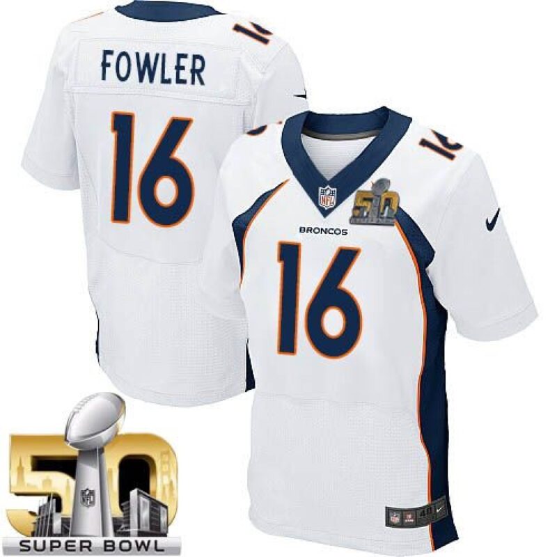 68621f25180ab_1 Broncos #16 Bennie Fowler White Super Bowl 50 Men's Stitched NFL New Elite Jersey