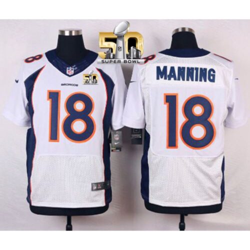 68621f2e39e2b_1 Broncos #18 Peyton Manning White Super Bowl 50 Men's Stitched NFL New Elite Jersey