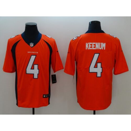 686220337ed4d_1 Men's NFL Denver Broncos #4 Case Keenum Orange Vapor Untouchable Limited Stitched Jersey
