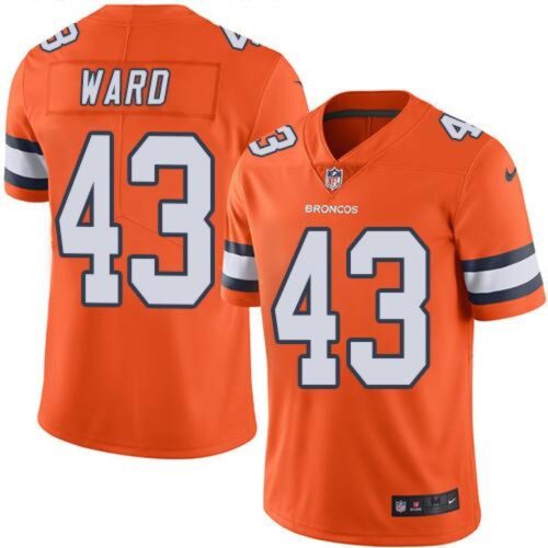 6862203cabbfd_1 Broncos #43 T.J. Ward Orange Men's Stitched NFL Limited Rush Jersey