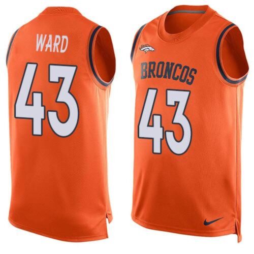 6862203fbba8f_1 Broncos #43 T.J. Ward Orange Team Color Men's Stitched NFL Limited Tank Top Jersey