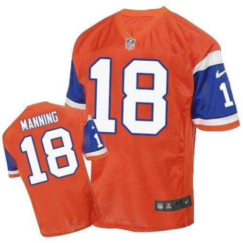 6862211772cea_1 Broncos #18 Peyton Manning Orange Throwback Men's Stitched NFL Elite Jersey