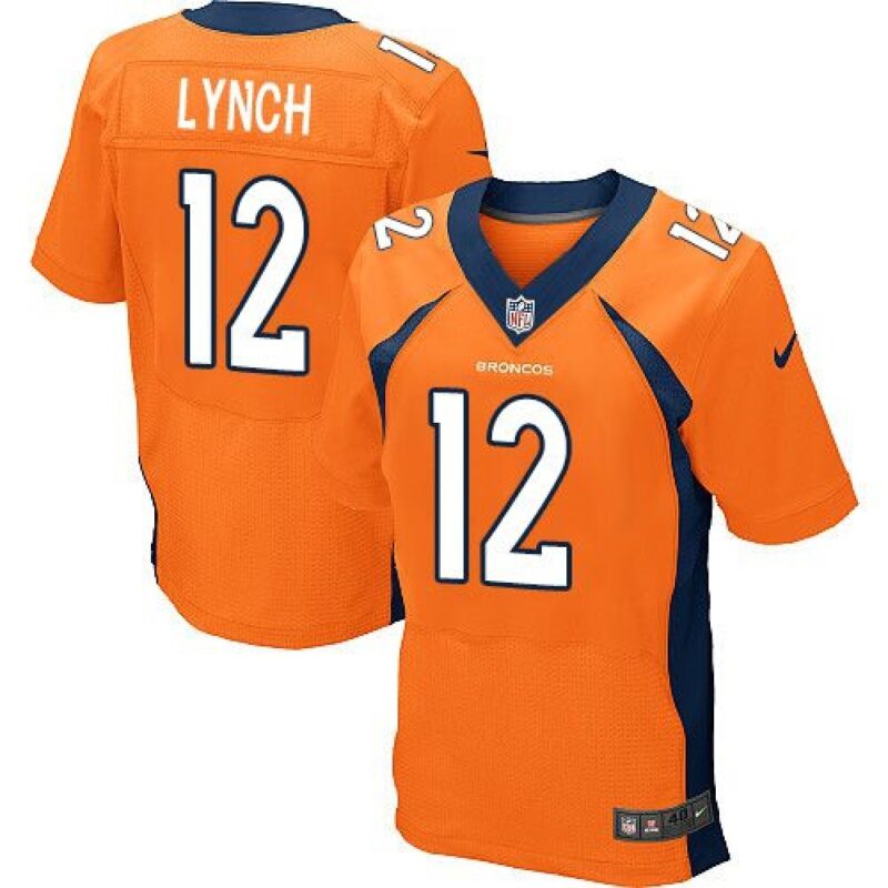 6862215b4758c_1 Broncos #12 Paxton Lynch Orange Team Color Men's Stitched NFL New Elite Jersey