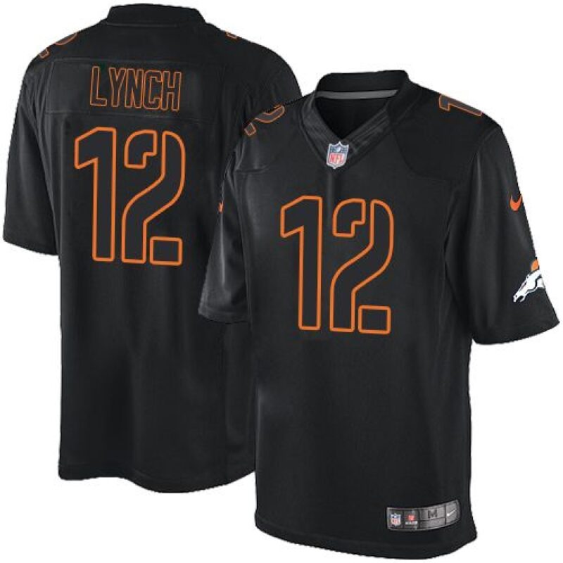 6862249c4bed9_1 Broncos #12 Paxton Lynch Black Men's Stitched NFL Impact Limited Jersey