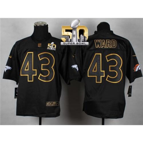 686225d11ed22_1 Broncos #43 T.J. Ward Black Gold No. Fashion Super Bowl 50 Men's Stitched NFL Elite Jersey