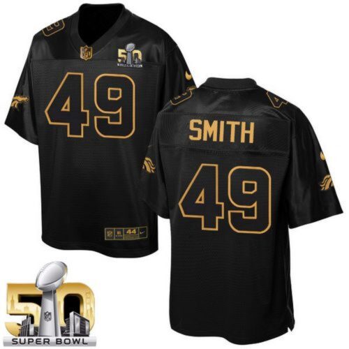 686225d76a702_1 Broncos #49 Dennis Smith Black Super Bowl 50 Men's Stitched NFL Elite Pro Line Gold Collection Jersey