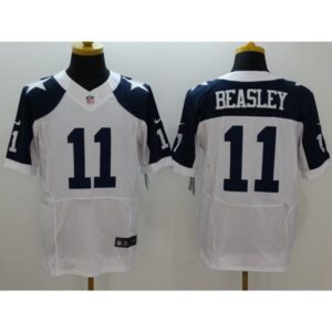 686226be668d3_1 Cowboys #11 Cole Beasley White Thanksgiving Throwback Men's Stitched NFL Elite Jersey