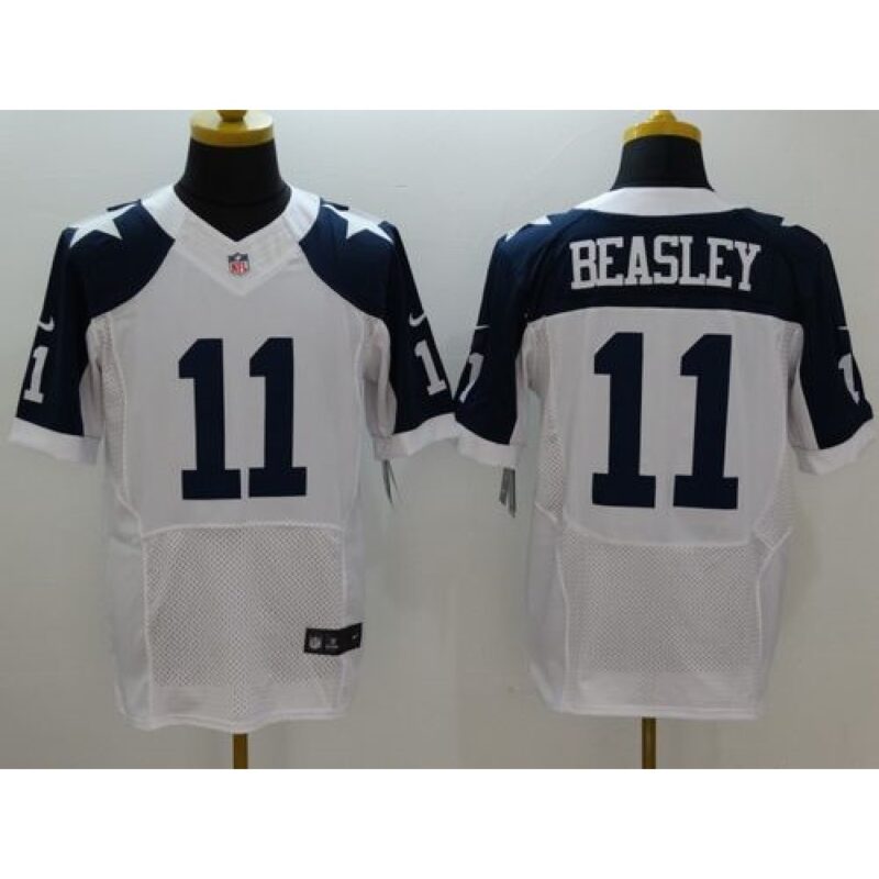 686226be668d3_1 Cowboys #11 Cole Beasley White Thanksgiving Throwback Men's Stitched NFL Elite Jersey