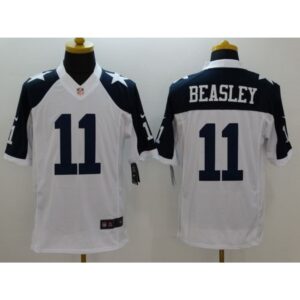 686226c18dc8f_1 Cowboys #11 Cole Beasley White Thanksgiving Throwback Men's Stitched NFL Limited Jersey