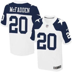 686226c7a6618_1 Cowboys #20 Darren McFadden White Thanksgiving Throwback Men's Stitched NFL Elite Jersey