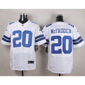 686228c83e6f0_1 Cowboys #20 Darren McFadden White Men's Stitched NFL Elite Jersey