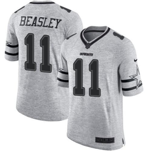 68622fbe88225_1 Cowboys #11 Cole Beasley Gray Men's Stitched NFL Limited Gridiron Gray II Jersey