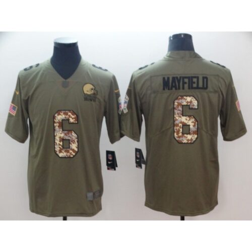 6862325cf201b_1 Men's Cleveland Browns #6 Baker Mayfield Green Salute To Service Limited Stitched NFL Jersey
