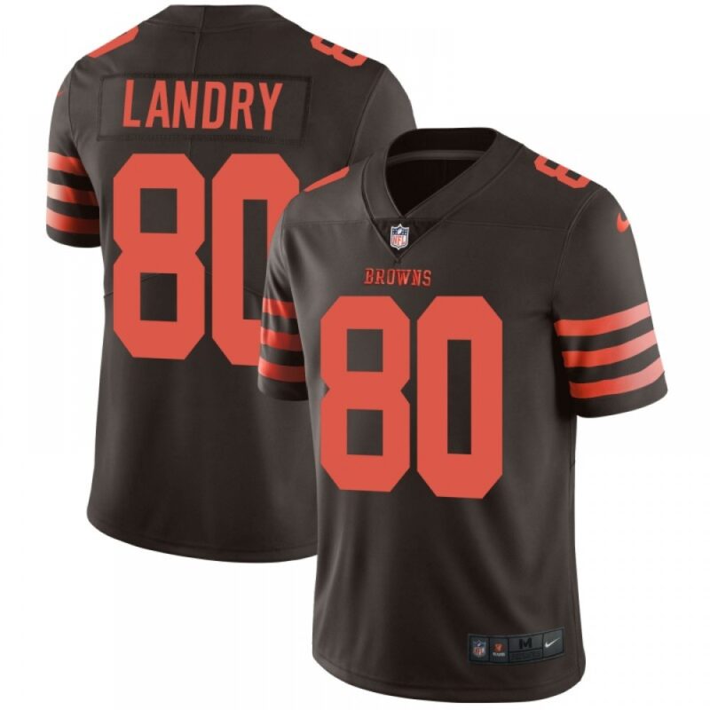 686232966f053_1 Men's Cleveland Browns #80 Jarvis Landry Brown Color Rush Limited Stitched NFL Jersey