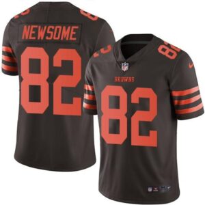 686232b3443de_1 Browns #82 Ozzie Newsome Brown Men's Stitched NFL Limited Rush Jersey